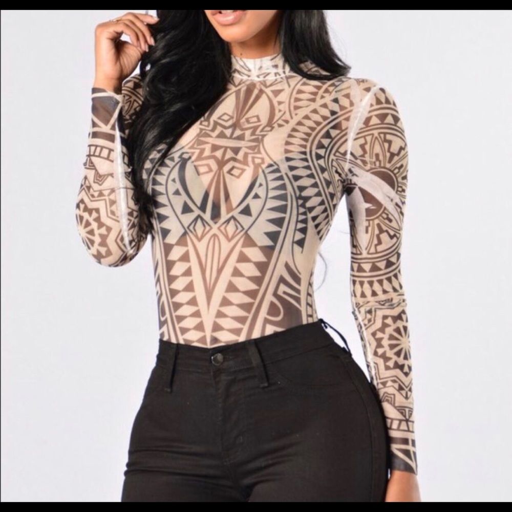 Fashionnova Mesh Bodysuit